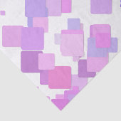 おめでとうパステルパープルジオメトリック抽象芸術 薄葉紙 (詳細)