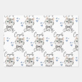 おめでとうパパ包装用紙シート ラッピングペーパーシート (正面2)