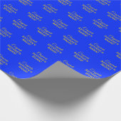 おめでとうパーソナライズされたリタイア！大プリント ラッピングペーパー (角)