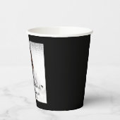 おめでとうパーソナライズされた写真 紙コップ (左)