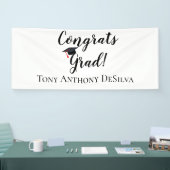 おめでとうパーソナライズされた卒業式バナー2022 横断幕 (トレードショー)