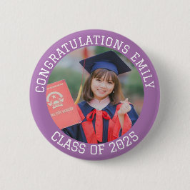 おめでとうパーソナライズされた名年齢クラス 缶バッジ