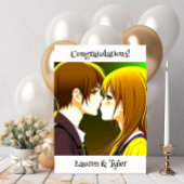 おめでとうパーソナライズされた結婚の カード