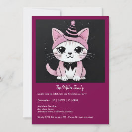 おめでとうパーティー – 変装した猫