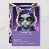 おめでとうパーティー – 変装した猫 (正面/裏面)