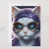 おめでとうパーティー – 変装した猫 (裏面)