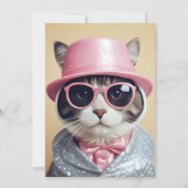 おめでとうパーティー – 変装した猫 (裏面)