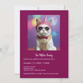 おめでとうパーティー – 変装した猫