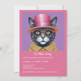 おめでとうパーティー – 変装した猫