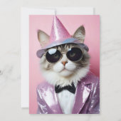 おめでとうパーティー – 変装した猫 (裏面)