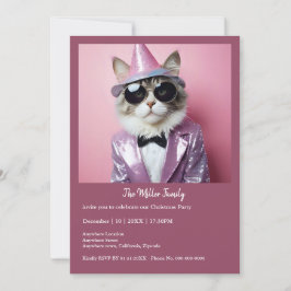 おめでとうパーティー – 変装した猫