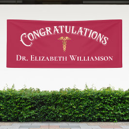 おめでとうピンクナースドクターメディカル 横断幕