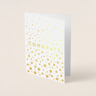 おめでとうフォイルカード 箔カード