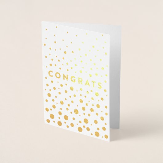 おめでとうフォイルカード 箔カード (正面)