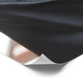 おめでとうフォトマルーン赤金ゴールド黄色の卒業 ポスター (角)