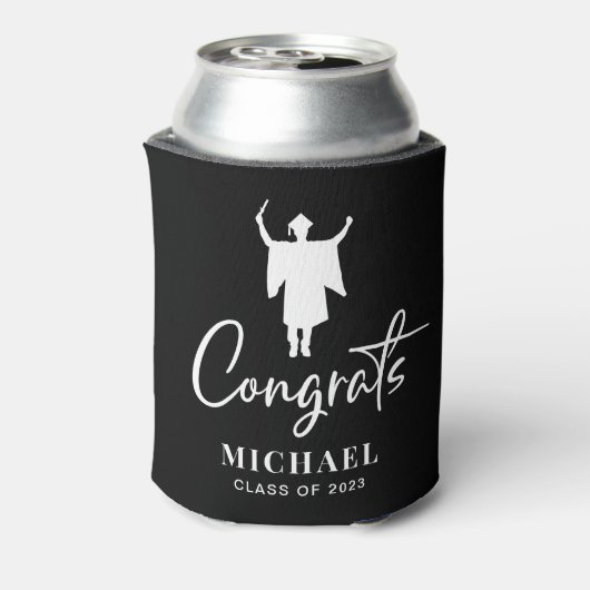 おめでとうブラック卒業パーティー 缶クーラー (缶裏面)