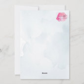 おめでとうブルーウォーター色ベビーカード シーズンカード (裏面)