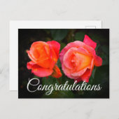 おめでとうブロードウェイローズ #1 ポストカード (正面/裏面)