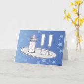 おめでとうベビーカード カード (黄色い花)