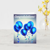 おめでとうベビー!カード カード (黄色い花)