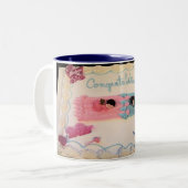 おめでとうベビー! ツートーンマグカップ (正面左)