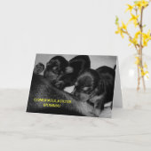 おめでとうママ! カード (黄色い花)