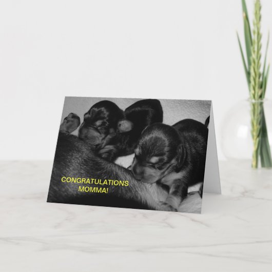 おめでとうママ! カード (正面)