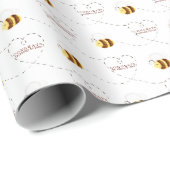 おめでとうママtoビー包装紙 ラッピングペーパー (ロールコーナー)