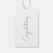 おめでとうメッセージカード ギフトタグ (正面)