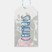 おめでとうメッセージカード ギフトタグ (正面)