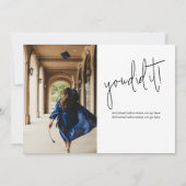 おめでとうモダンは卒業した！卒業 案内状 (裏面)