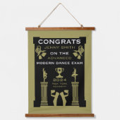 おめでとうモダンを踊る 吊り下げ型タペストリー (正面)