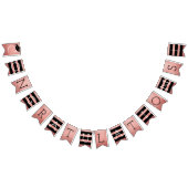 おめでとうモダンバラ金ゴールド卒業パーティー バンティングフラッグ (全)