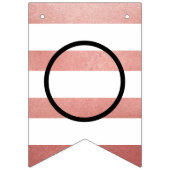 おめでとうモダンバラ金ゴールド バンティングフラッグ (第2の旗)