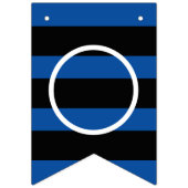 おめでとうモダンブルー王室の卒業式パーティー バンティングフラッグ (第2の旗)