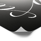 おめでとうモダン大学院写真 ポスター (角)