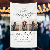 おめでとうモダン大学院卒業生スクリプト3写真 横断幕