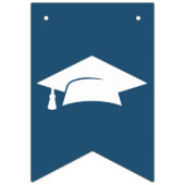 おめでとうモダン大学院海軍卒業式 バンティングフラッグ (第1の旗)