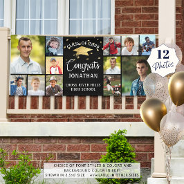 おめでとうモダン院生12写真提供ブラック 横断幕