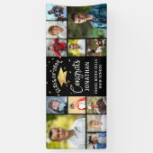 おめでとうモダン院生12写真提供ブラック 横断幕 (縦)