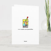 おめでとうユーモアプロモーショングリーティングカード カード (裏面)