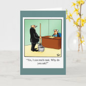 おめでとうユーモアプロモーショングリーティングカード カード (黄色い花)