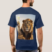 おめでとうライオン Tシャツ (裏面)