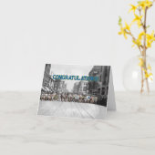 おめでとうランナー カード (黄色い花)