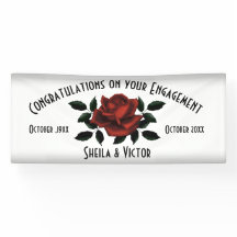 おめでとうレッドローズ婚約