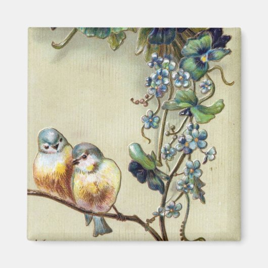 おめでとうヴィンテージ マグネット (正面)