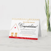 おめでとう不動産仲介業者サンキューカード サンキューカード (正面)