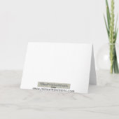 おめでとう中国の カード (裏面)