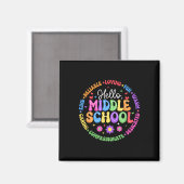 おめでとう中学校チーム グルービーな初登校 マグネット (正面/裏面)
