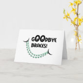 おめでとう中括弧オフ – さようなら中括弧スマイル カード (黄色い花)